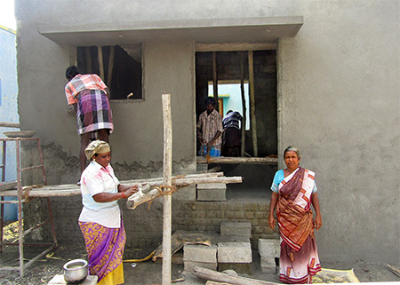 Chalice community projects - Construction of 35 new houses, Madurai, India