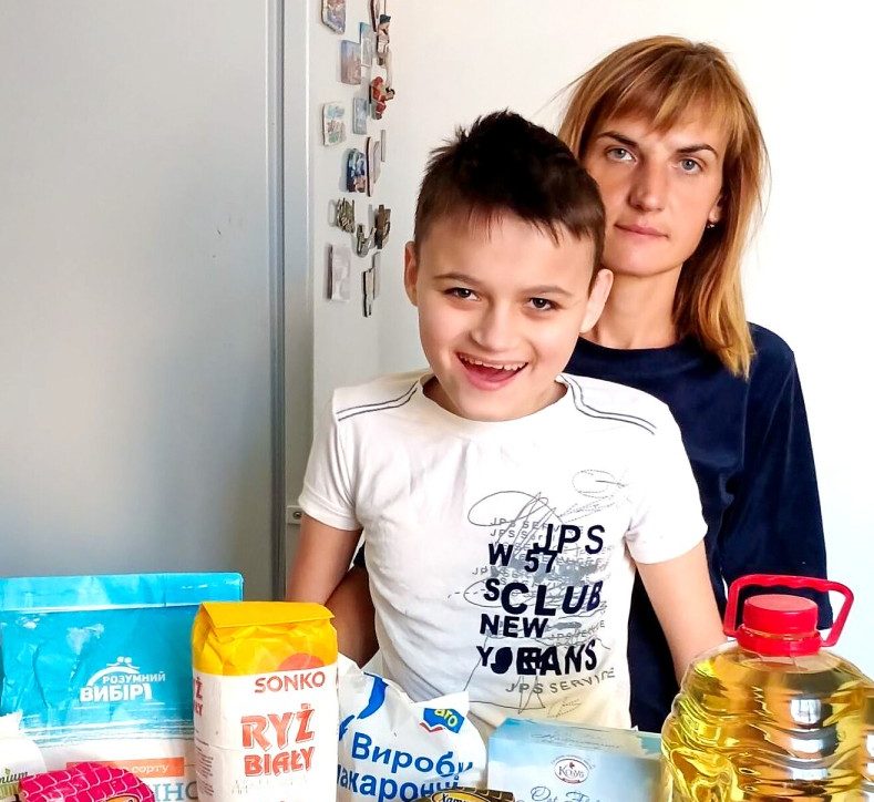nutrition for a family in Ukraine
