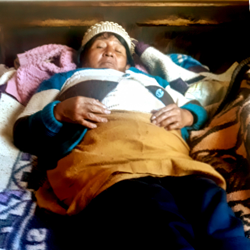 Mother urgently needs implant for arthritic hip.