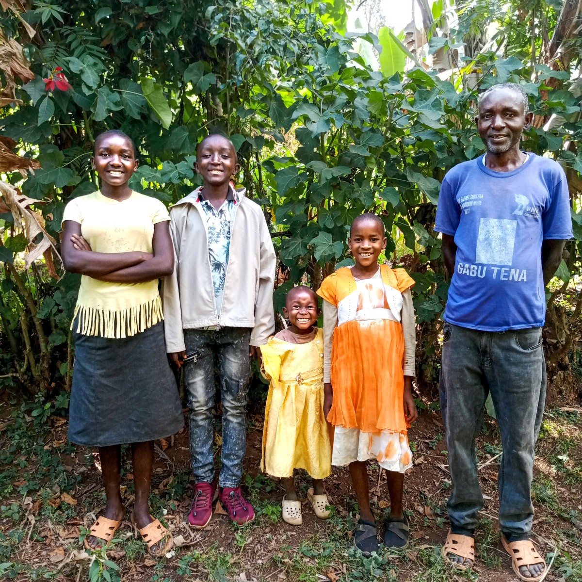 Francis is a devoted dad in our Mikinduri sponsor site in Kenya