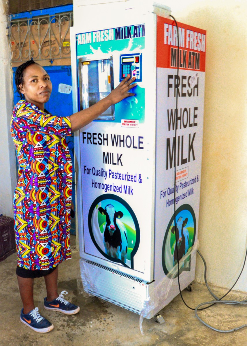 Kenya Nairobi Phyllis livelihood small business Milk ATM gift catalogue