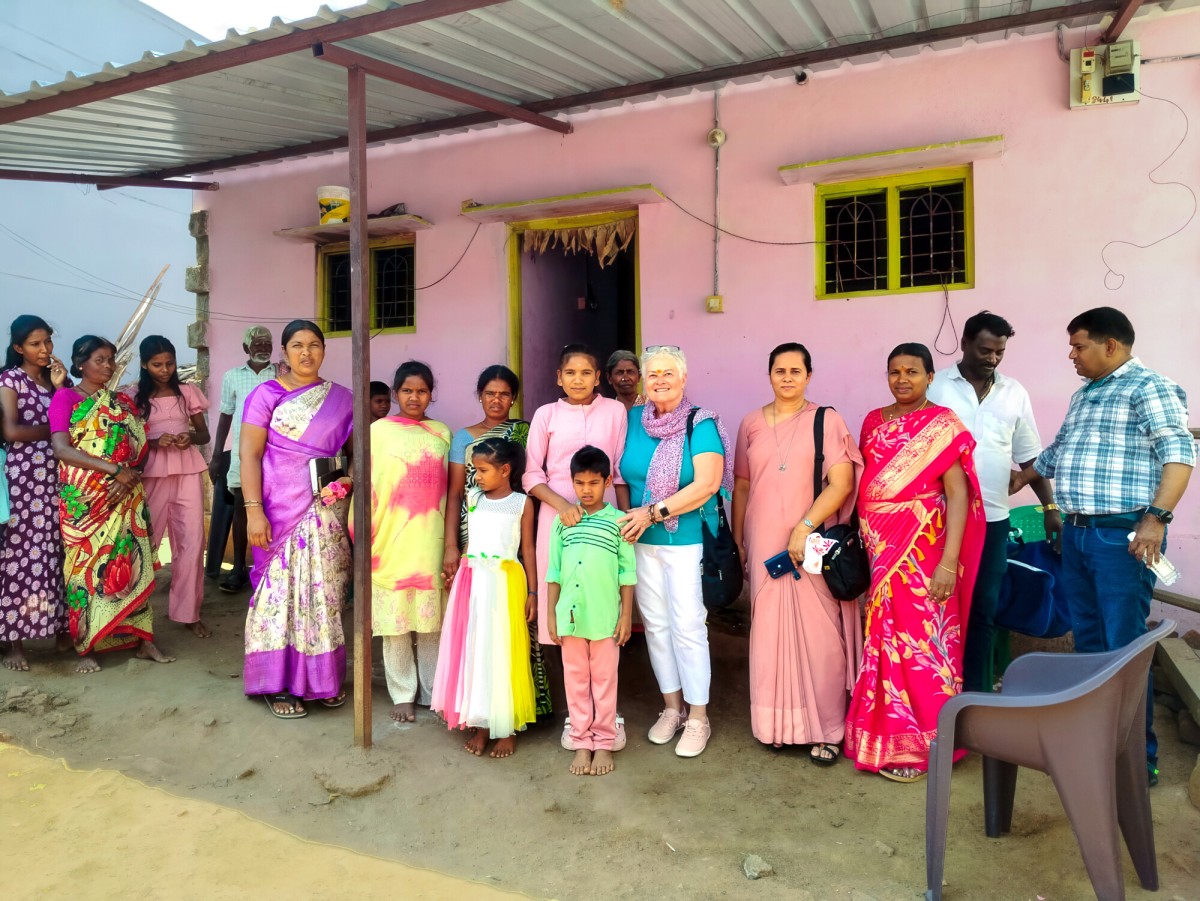 Zdena Sageetha sponsor visit smile hug 2025