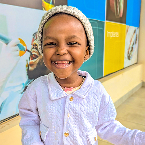 Najma’s full mouth restoration, Nairobi, Kenya
