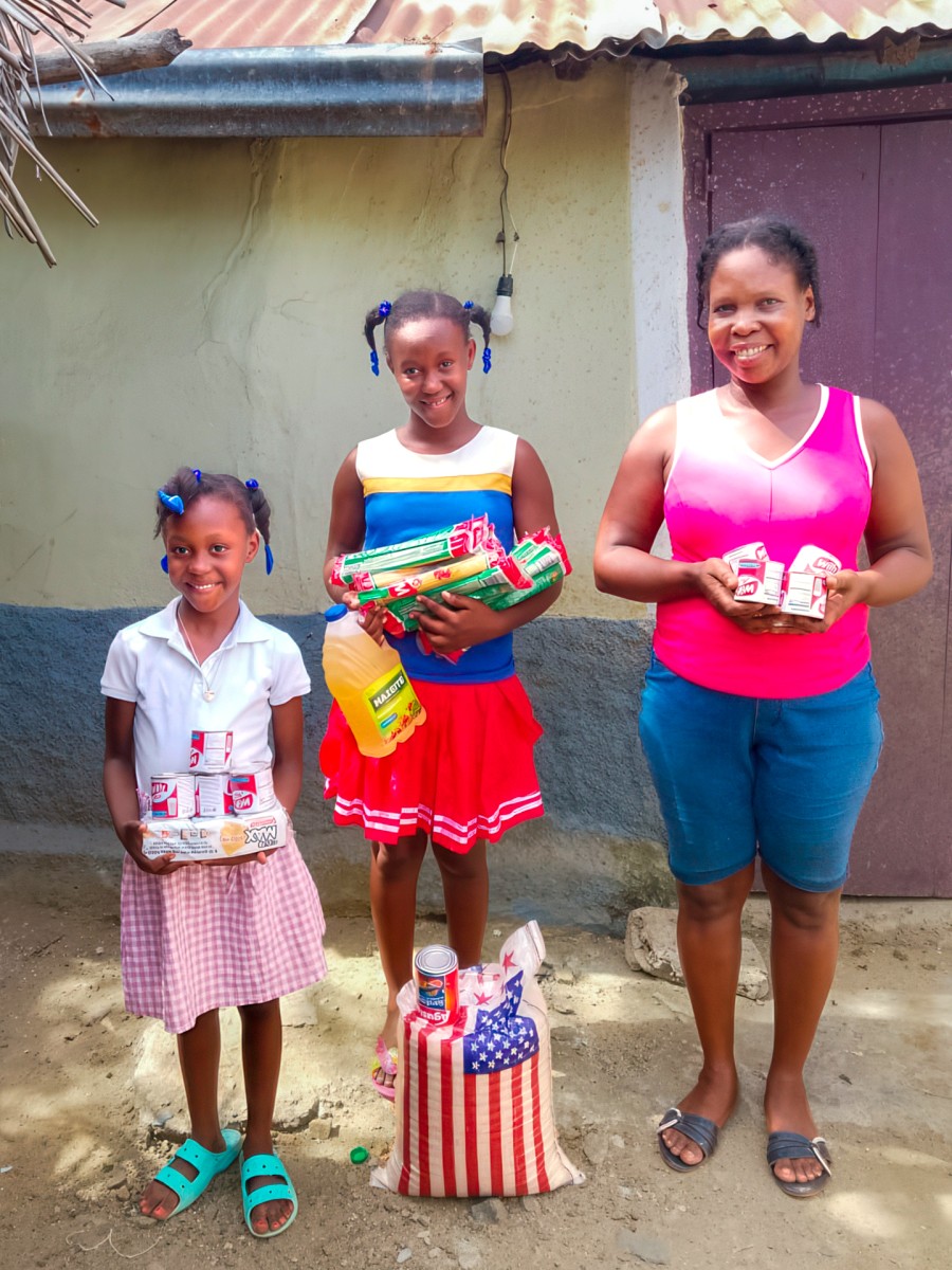 Haiti North Isemaylie Jean Mirlande gift catalogue food feed a family smile