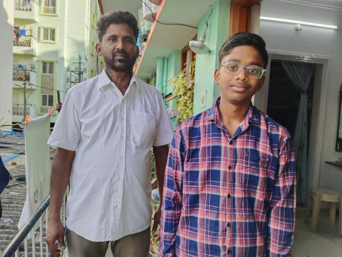 Yesudas with his fathe