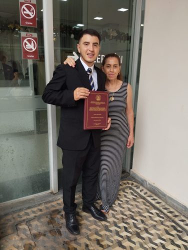 Junior and her mom in Paraguay