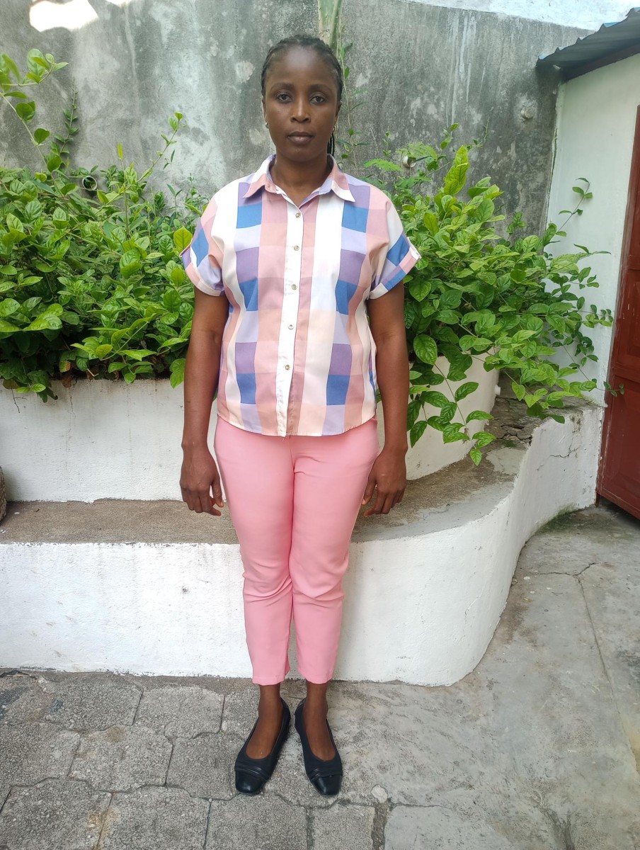 Roselene back to work in Haiti