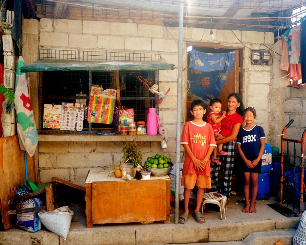 Family rebuilds home after Aroma Manila fire with sponsorship support.