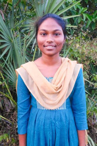 A sponsored child who become a teacher in India Chalice